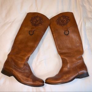 Frye Melissa Logo Boots